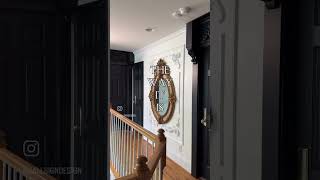 Upstairs Hallway Reveal Cherub Mirror Dramatic Molding amp Luxe Brass Accents [upl. by Fabriane754]