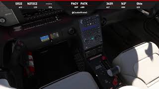 Microsoft Flight Simulator  Cirrus SR22 Cordova AK to Talkeetna AK [upl. by Ettenej970]