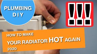 How to make your cold radiator hot again  What you need to do next [upl. by Tori]