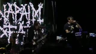 Napalm Death  Multinational CorporationsIts a MANS World Live Moscow 09282019 [upl. by Seif]