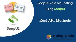 API WebService Testing using SoapUIUPDATED  Rest API Methods [upl. by Dnomyad766]