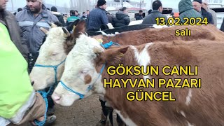 Kahramanmaraş Göksun canlı hayvan pazarı hayvanpazari [upl. by Mueller]