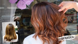 COMO TEÑIR EL CABELLO DE COBRIZO INTENSO PASO A PASO COPPER HAIR TUTORIAL [upl. by Hank]