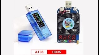 USB Тестер RD AT35 USB 30  HD35 [upl. by Wedurn]