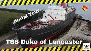 The Duke of Lancaster Mostyn  AKA the Fun Ship  Aerial Tour [upl. by Renner]