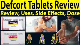 Deflazacort tablets 6 mg uses  Review Defcort 6 uses in hindi  deflazacort kis kaam aati hai [upl. by Docilla698]