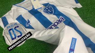 Camisa do Paysandu unboxing fornecedor de camisas de time tailandesa 11 [upl. by Bruning]