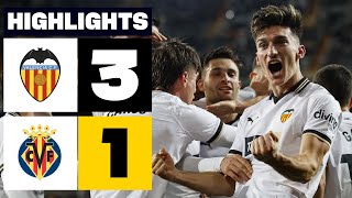 Resumen de Valencia CF vs Villarreal CF 31 [upl. by Quickel944]