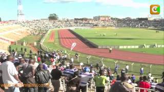 AFC Leopards vs Gor Mahia Fan Chaos [upl. by Ynnatirb838]