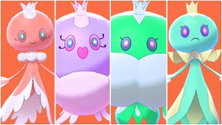 FULL FRILLISH EVOLUTION TEAM  Shiny Frillish amp Jellicent Moveset  All Forms [upl. by Avat106]