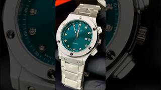 Beautiful HUBLOT gents watch and bracelet stainless steel jawadcollection watch fashion hublot [upl. by Gilburt830]