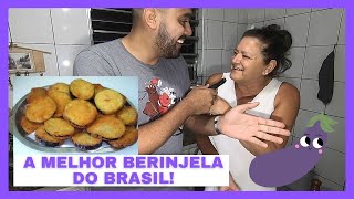 BERINJELA À MILANESA COMO FAZER  RECEITA DE MAMÃE [upl. by Aldin]