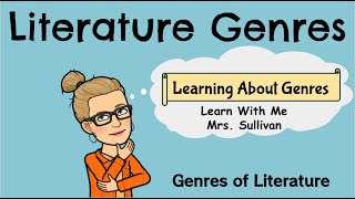 Literature Genres What is Genre [upl. by Natassia]