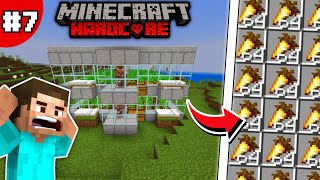 I BUILD BEST CARROT FARM IN MINECRAFT 121 PE HARDCORE SURVIVAL SERIES [upl. by Aihsatal]