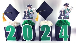 🎓DIY Graduation Centerpiece Ideas For LESS Than 5 UPDATED FOR 2024 [upl. by Aicemak]