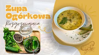 Rozgrzewająca zupa ogórkowa 🍲Domowy smak [upl. by Quartet]