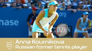 Former Russian Tennis Star Anna Kournikova in 2000  Trans World Sport [upl. by Dibri]