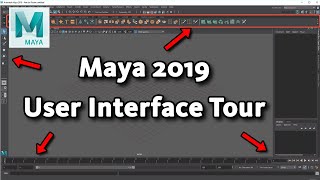 Intro to Maya 2019 Interface Tour [upl. by Ggerk684]