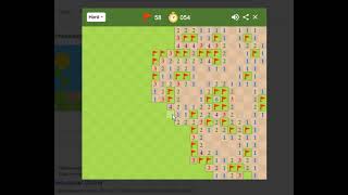 Google Minesweeper 201 HARD 7655 [upl. by Aziram730]