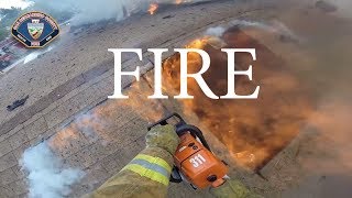 Structure Fire Victorville CA Helmet Cam [upl. by Abie]