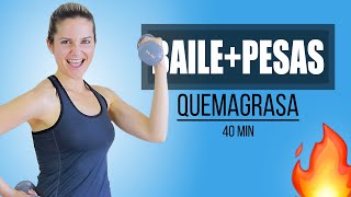 Cardio Pesas Para Quemar Grasa [upl. by Rebe]