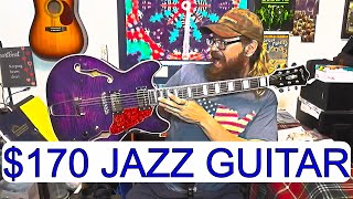 Grote Jazz Electric Guitar SemiHollow Body Review [upl. by Megen281]