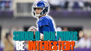 Should The Miami Dolphins Be Interested In Daniel Jones  Injury Update [upl. by Urissa]