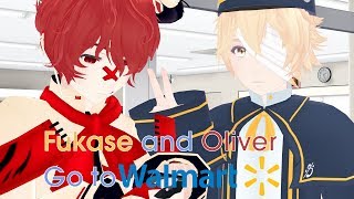 MMD Short Talkloid Fukase and Oliver go to Walmart [upl. by Hbahsur]