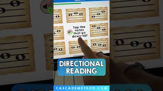 Directional Reading Steps Skips Up and Down  Cascade Method Boom Cards [upl. by Quenby999]