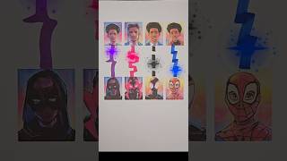 Spider Man Verse 3 Miles Morales Vertical Line Puzzle shorts spiderman art [upl. by Lohman]