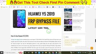 Huawei Y5 2019 AMN LX9 FRP Bypass  Google Account Unlock Device  Huawei FRP Bypass  Frp Unlock [upl. by Trici]