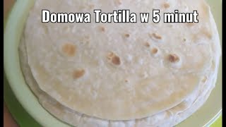 Domowa Tortilla w 5 minut szybki i prosty przepis Homemade tortilla in 5 minutes [upl. by Maxama]