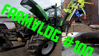 FarmVLOG 100 Wertlose Diamanten  Claas Volto 1100 Zylinder abdichten [upl. by Vieva]