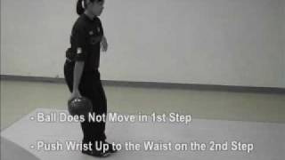 Bowling Knowledge 5 Step Drill Slowinski [upl. by Arhna658]