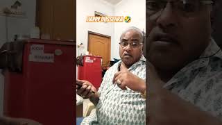 Happy dussehra 🤩🥳 funny comedy shorts  realsfools  tiwariuncle  happy dussehra2024 [upl. by Sollars]