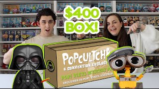 Unboxing POPCULTCHAS 400 Mystery Box Our Biggest One Yet [upl. by Ylac]