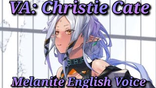 Melanite English Voice ALL Voicelines E2  Max Trust  Arknights [upl. by Hgielrac]