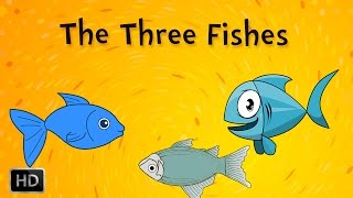 Panchatantra Stories  The Three Fishes  Animaton  Cartoon Stories for Children [upl. by Gemperle]