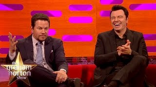 Mark Wahlberg and Seth MacFarlane Censorship Gone Horribly Wrong  The Graham Norton Show [upl. by Eimoan897]