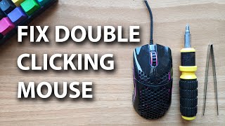 How to fix a Double Clicking Mouse [upl. by Esten]