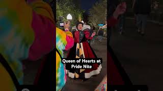 Fabulous Queen of Hearts at Pride Nite  Disneyland [upl. by Burrus265]