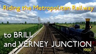 A 1900 Metropolitan Railway trip to Brill and Verney Junction [upl. by Ansel]