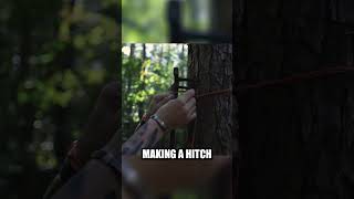 Saddle hunters attach your climbing sticks faster archery bowhunting [upl. by Emile]