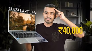 Best Laptop under 40000 in 2024 for Students and Gaming  Top 5 Best Laptops Under ₹40000 for Coding [upl. by Nnayrrehs]