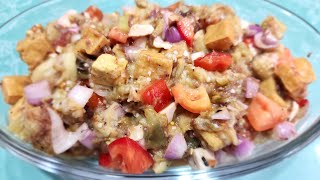 Delicious Salted Eggplant Salad With Tofu  A Musttry Recipe [upl. by Anitselec]