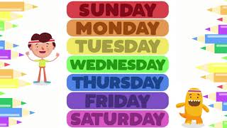 Sunday Monday  Days of the Week  The 7 Days of the Week Song  Learn 7 days of week [upl. by Nored]