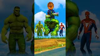 Transform into hulk spider man thor to fight siren head hulk and chuckyshorts [upl. by Guadalupe]