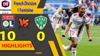 Lyon vs RC Saint Etienne Highlights amp All Goals  French Division 1 Feminine  16112024 [upl. by Imerej493]