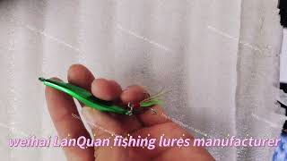 weihai LanQuan fishing lures manufacturer😍😍😍 [upl. by Corley]