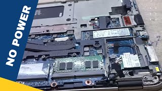 hp 840 G3 laptop not turning on solution  hp laptop not turning on  no display  no power  repair [upl. by Peterec972]